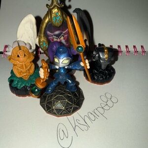 Skylanders Trap Team Deja Vu/Mirror of Mystery/Rocket Ram/Tiki Speaky LP SET